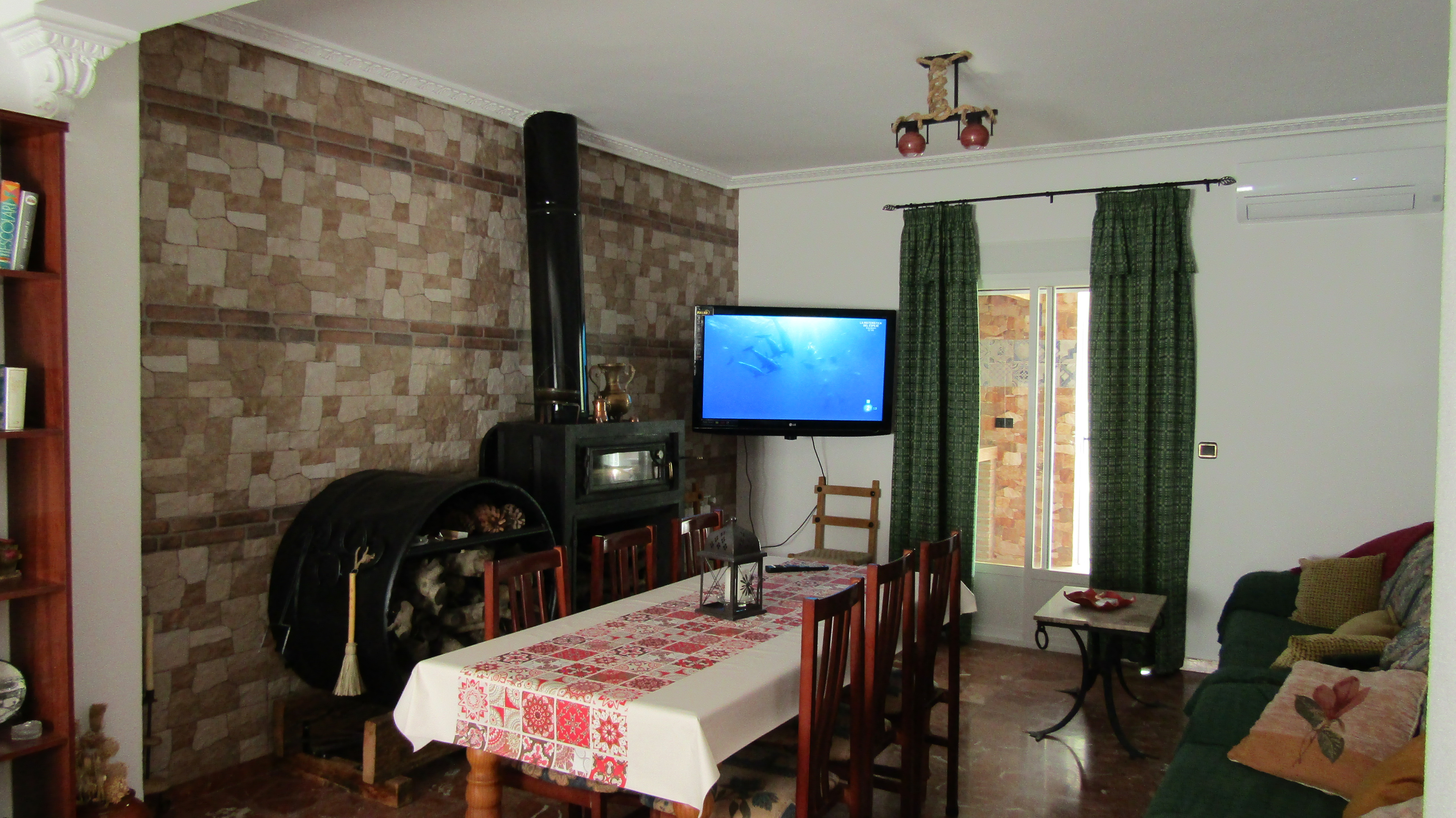 Detalle del salón comedor